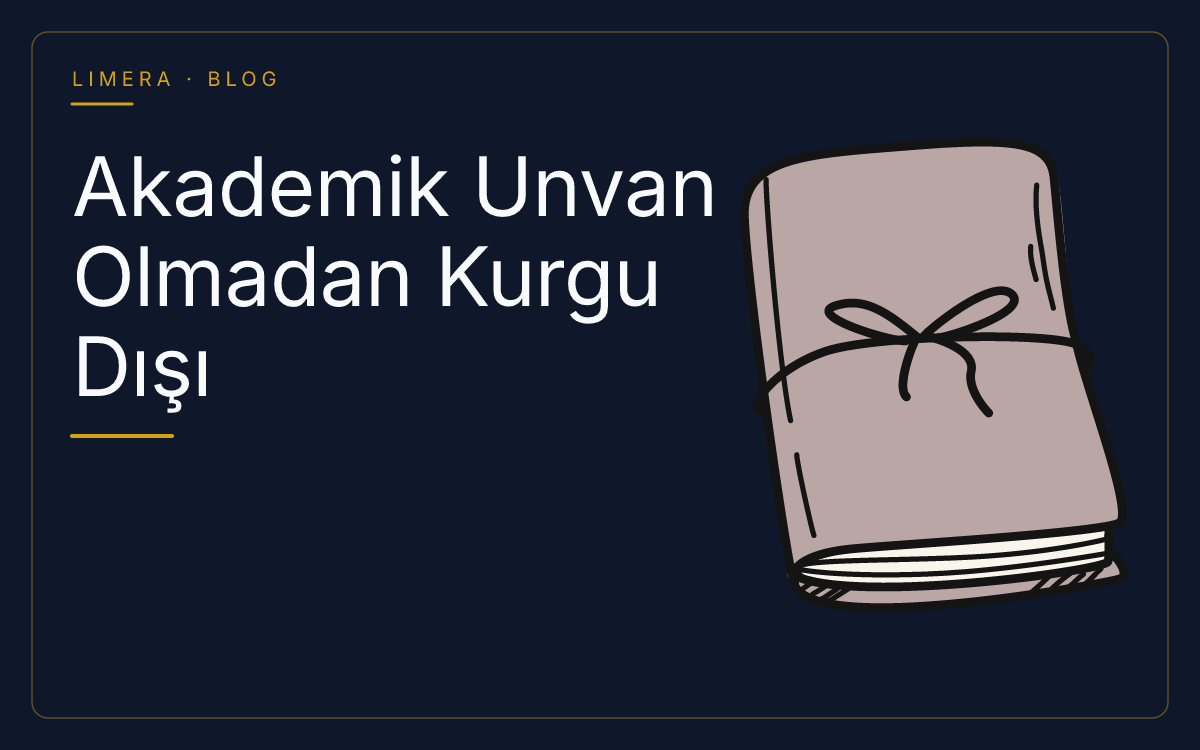 Akademik Unvan Olmadan Kurgu Dışı Kitap Nasıl Yazılır? blog kapak görseli Akademik Unvan Olmadan Kurgu Dışı Kitap Nasıl Yazılır? blog kapak görseli