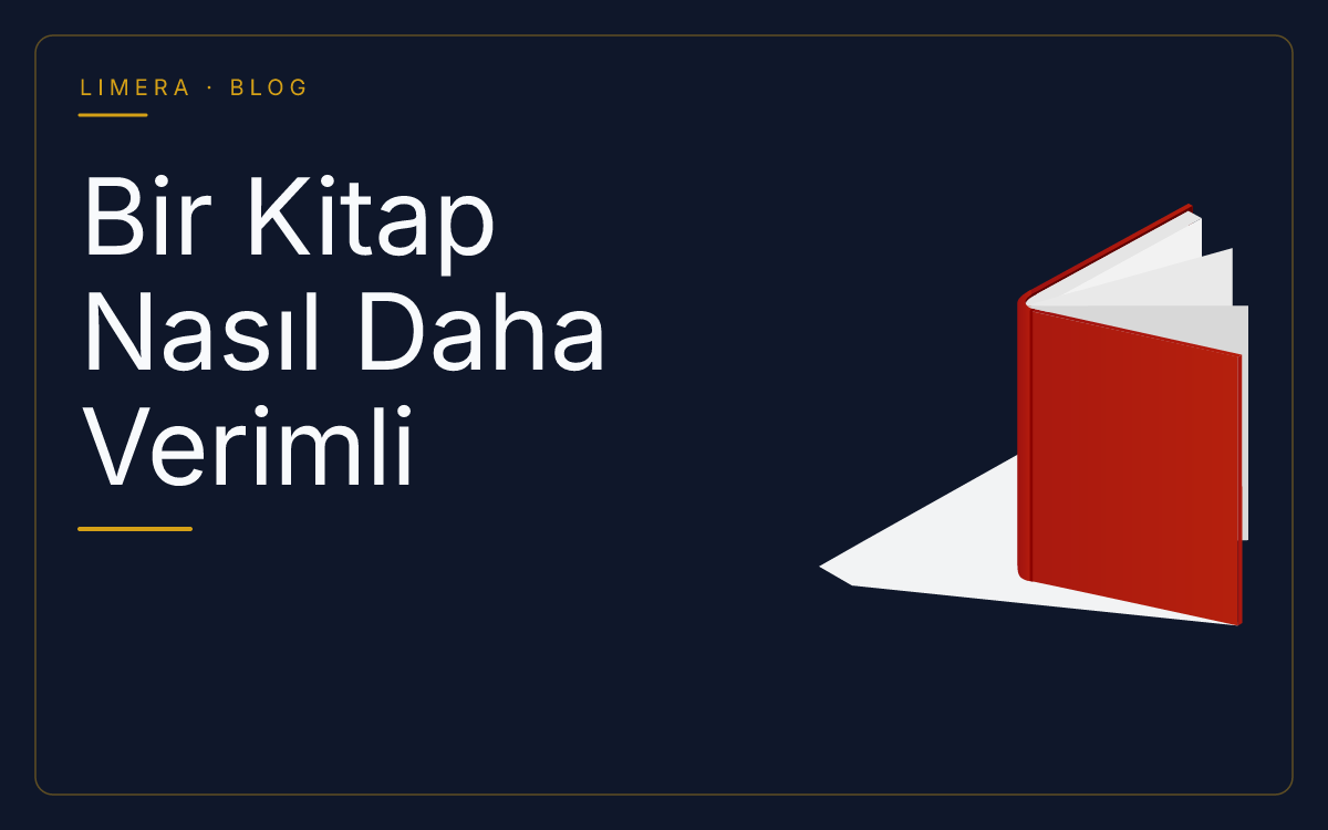 Bir Kitap Nasıl Daha Verimli Okunur? Aktif Okuma Rehberi blog kapak görseli