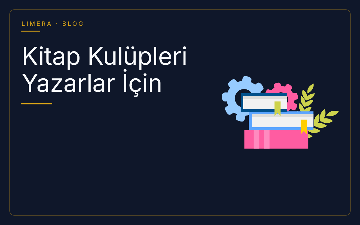 Kitap Kulüpleri Yazarlar İçin Neden Önemlidir? | Yazar Rehberi blog kapak görseli Kitap Kulüpleri Yazarlar İçin Neden Önemlidir? | Yazar Rehberi blog kapak görseli