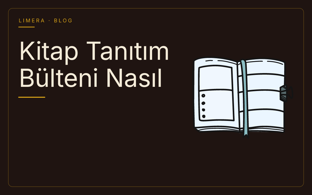 Kitap Tanıtım Bülteni Nasıl Hazırlanır? blog kapak görseli Kitap Tanıtım Bülteni Nasıl Hazırlanır? blog kapak görseli