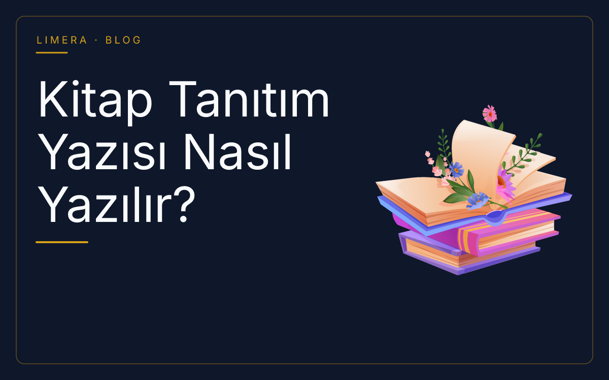 Kitap Tanıtım Yazısı Nasıl Yazılır? Adım Adım Rehber blog kapak görseli