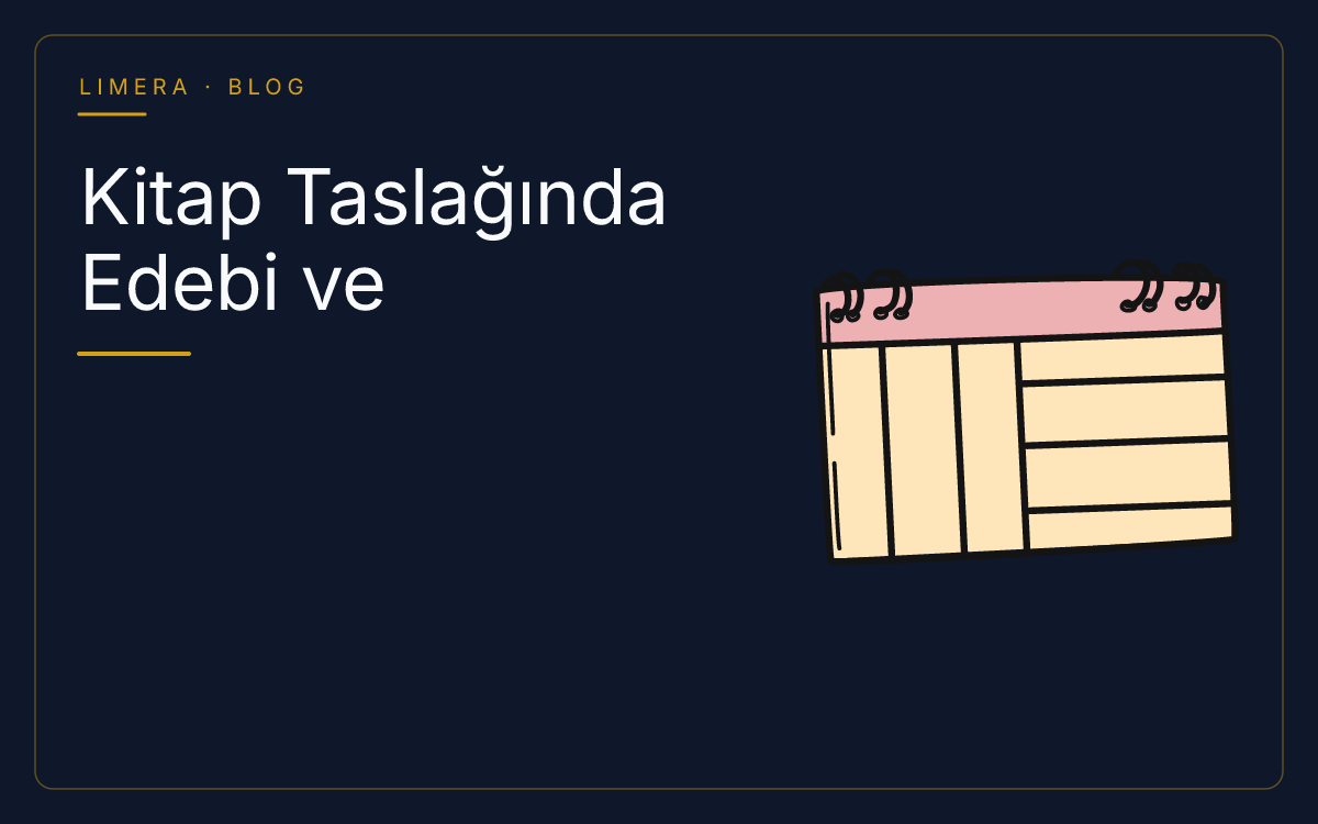 Kitap Taslağında Edebi ve İçeriksel Değer Nasıl Değerlendirilir? blog kapak görseli