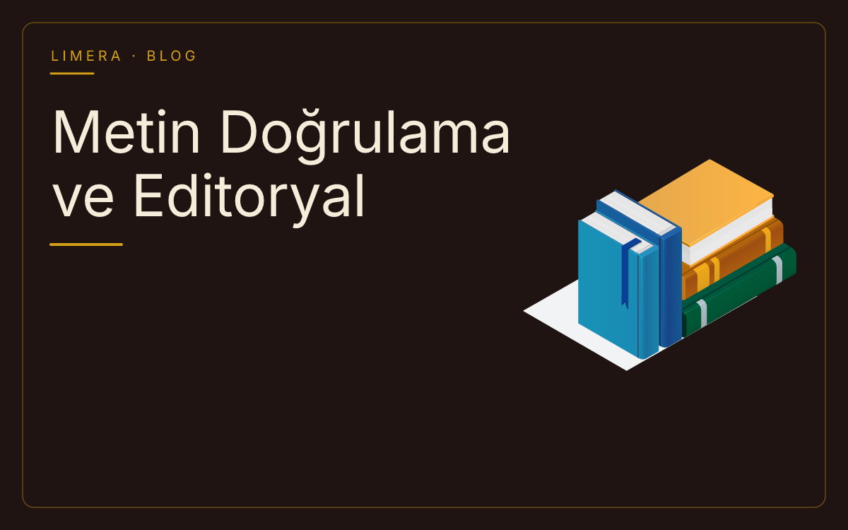 Metin Doğrulama ve Editoryal Kontrol Süreçleri blog kapak görseli