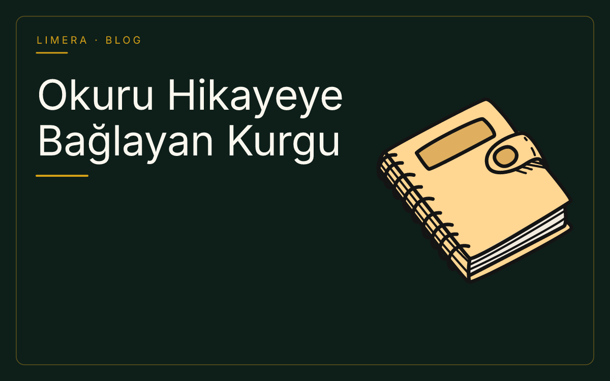 Okuru Hikayeye Bağlayan Kurgu Teknikleri ve Editoryal Rehber blog kapak görseli Okuru Hikayeye Bağlayan Kurgu Teknikleri ve Editoryal Rehber blog kapak görseli