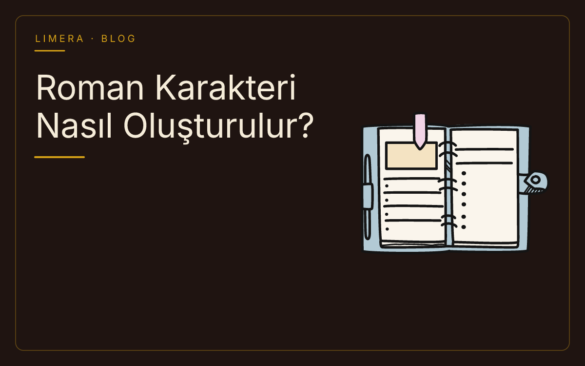 Roman Yazarken Karakter Nasıl Oluşturulur? (Editör Rehberi) blog kapak görseli