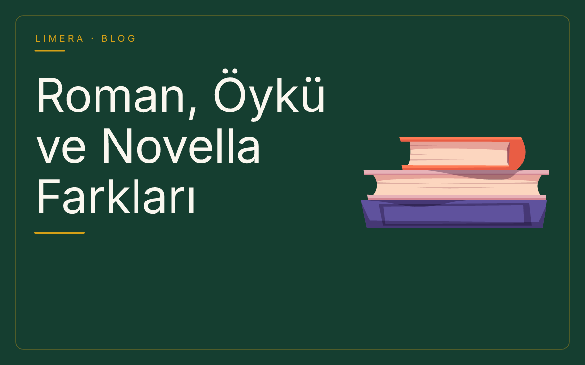 Roman, Öykü ve Novella Farkları: Kurgu Türü Belirleme Rehberi blog kapak görseli Roman, Öykü ve Novella Farkları: Kurgu Türü Belirleme Rehberi blog kapak görseli