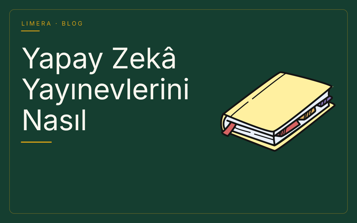 Yapay Zekâ Yayınevlerini Nasıl Dönüştürecek? Operasyonel Sınırlar ve İnsan Odaklı Yayıncılık blog kapak görseli Yapay Zekâ Yayınevlerini Nasıl Dönüştürecek? Operasyonel Sınırlar ve İnsan Odaklı Yayıncılık blog kapak görseli