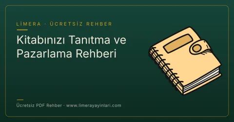 Kitabınızı Tanıtma ve Pazarlama Rehberi — ücretsiz PDF rehber kapağı